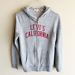 Levi’s California Gray Zip Hoodie M